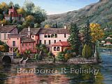 Barbara Felisky Lake Orta Italy painting